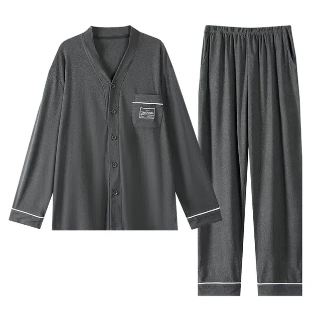 好福份 秋季保暖男士休闲睡衣 男款