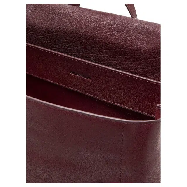 Emporio Armani Classic Logo Backpack Burgundy