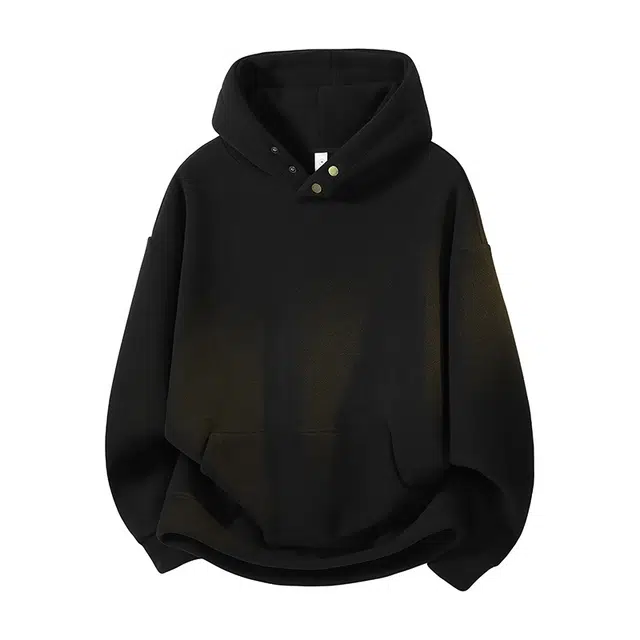 马员外 纯色上衣潮流百搭长袖宽松简约卫衣 男款