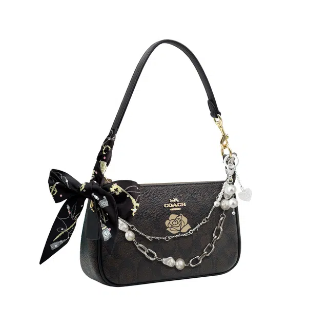 COACH Nolita 19 Logo PVC