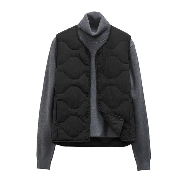 时尚保暖商务羽绒马甲  中年背心男