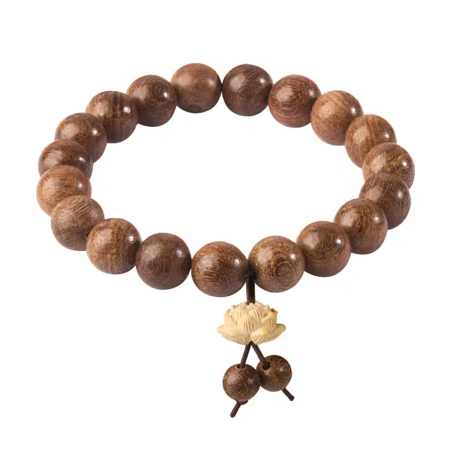 琛宬 吉祥如意 国潮风原创单圈文玩佛珠高级简约百搭念珠诸事顺遂平安喜乐考试上岸盘玩有钱花#好运 金丝檀木 手串 男女同款情侣款