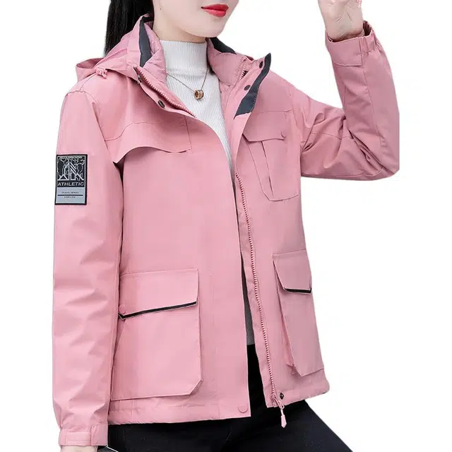 缪斯的诱惑 秋冬三合一冲锋衣可拆卸内胆防风防水户外加厚保暖抗寒工装登山服软壳衣耐磨外套夹克 女款