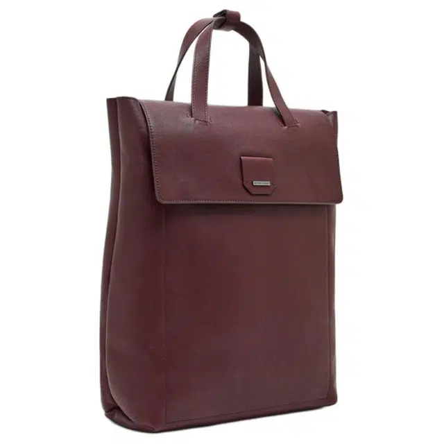 Emporio Armani Classic Logo Backpack Burgundy