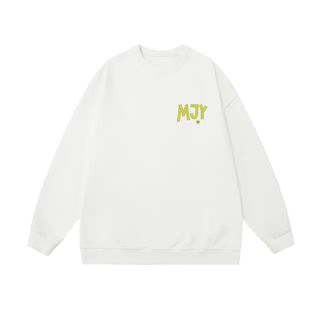 棉基因 早秋高街时尚潮牌简约潮男青少年复古男装减龄感通勤职场纯色学院风高级感韩系穿搭女士基础款无帽打底衫慵懒风圆领卫衣 男女同款