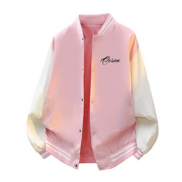 都市丽人 美式复古棒球服夹克外套宽松舒适休闲时尚潮流百搭保暖上装 男女同款