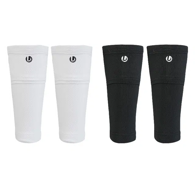 李质造 舒适透气护腿板套足球袜套 男女同款 两件装