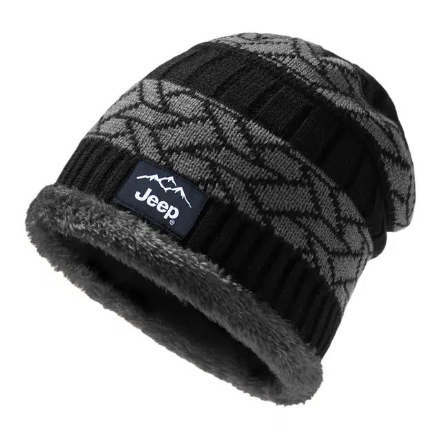Jeep Fleece Lined Beanie