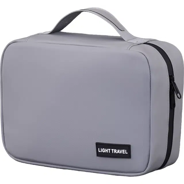 环邦时尚简约通用旅行男士干湿分离出差洗护防水大容量便携收纳袋化妆包女洗漱包 防尘收纳便携防水多层防摔