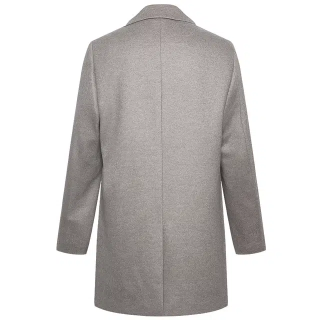 利郎 热燃科技时尚都市保暖绵羊毛质感中长款冬季大衣 男款