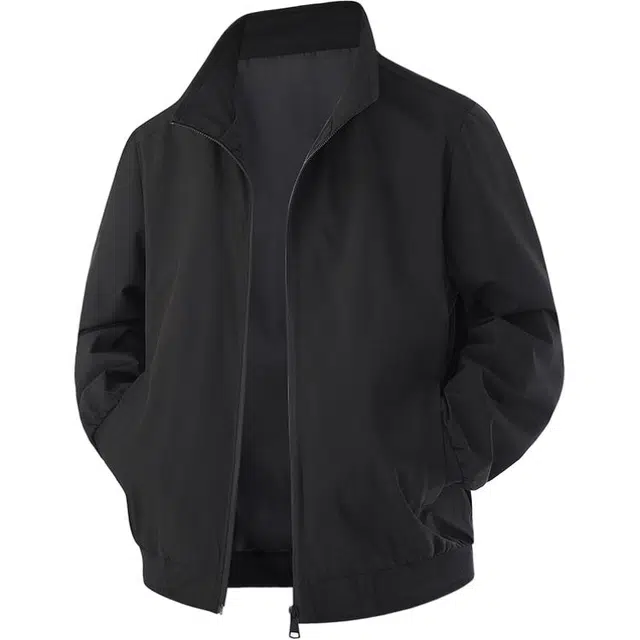 马员外 外衣行政上衣休闲韩版潮流纯色简约百搭宽松夹克 男款