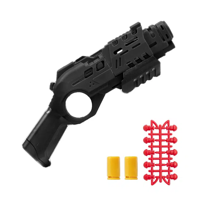 馨枕居 迷你喷子枪 解压有趣 一键发射抛壳 其他玩具枪