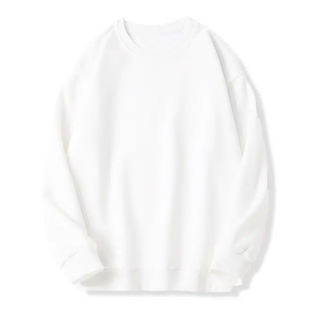 荟萃阁 极简风圆领落肩简约休闲轻便百搭舒适卫衣 女款