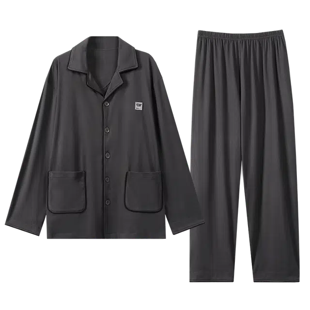 好福份 秋季德绒保暖男士睡衣 男款