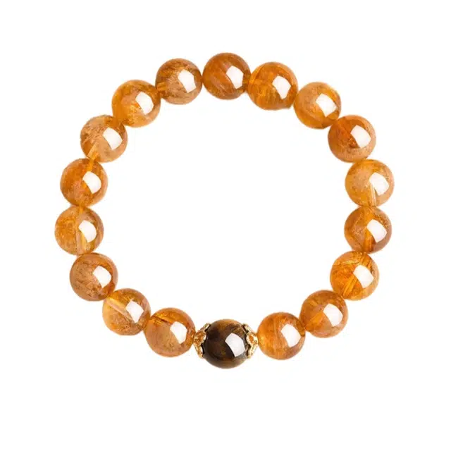 子婳 招财转运平安顺逐情绪稳定小众精致轻奢简约优雅气质百搭串珠手饰#好运 黄水晶 手串 女款