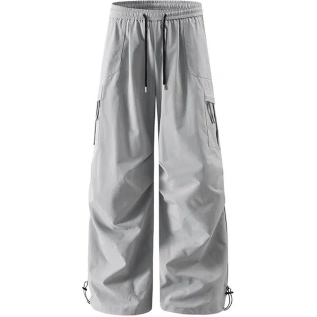 马员外 户外美式百搭时尚简约宽松工装休闲裤 男款