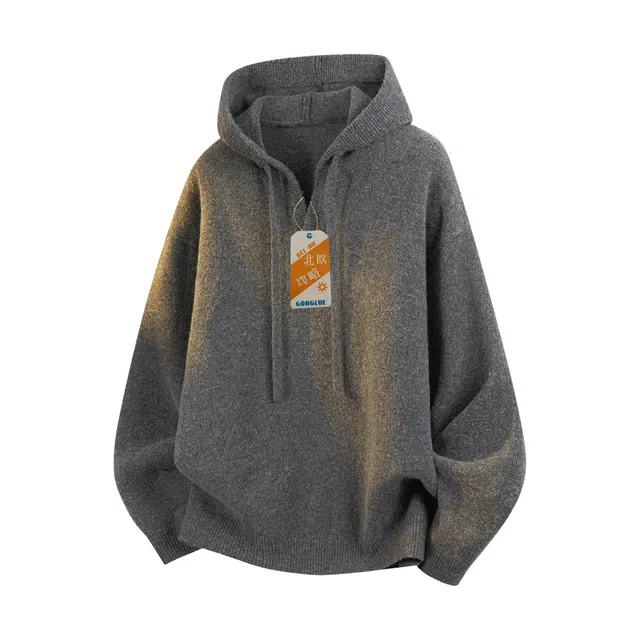 北欧攻略 美式高质量休闲宽松复古针织衫 男女同款