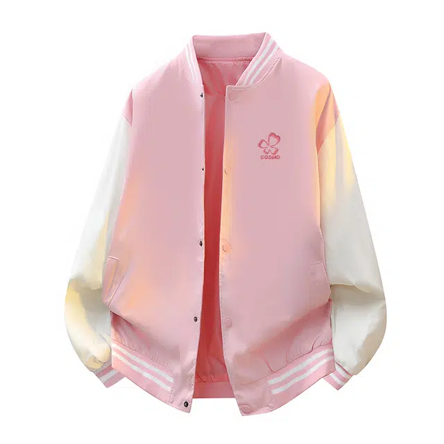 都市丽人 美式经典休闲舒适时尚潮流百搭拼接飞行员夹克外套保暖上装 男女同款