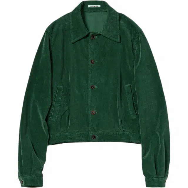 Auralee FW25 PIGMENT DYED FINX CORDUROY BLOUSON
