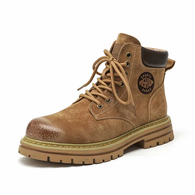 头层牛皮 户外通勤时尚街头英伦风 短筒 马丁靴 男款