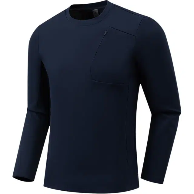 马员外 户外休闲简约经典圆领百搭时尚宽松长袖卫衣 男款