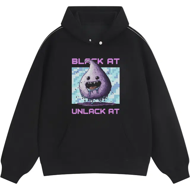 BLACK AT LOGO