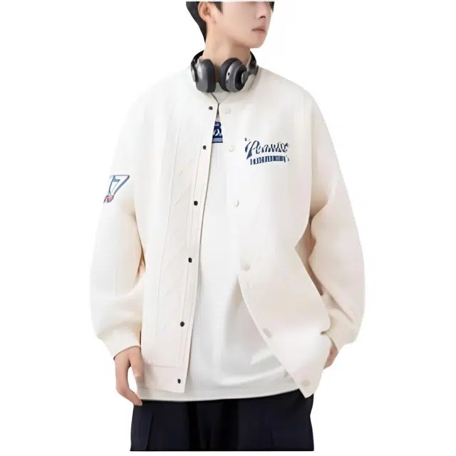 木木兔 美式高街重磅男士长袖外穿冬季休闲秋冬穿搭轻奢潮流百搭衣服冬天国潮宽松复古潮牌时尚外套夹克 男款