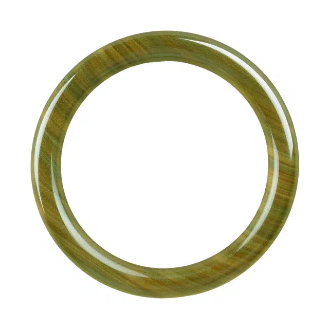 子婳 新中式檀香木质素圈镯子安神助眠事业有成情绪稳定精致国潮设计时尚轻奢日常通勤百搭手饰 绿檀 手镯 女款