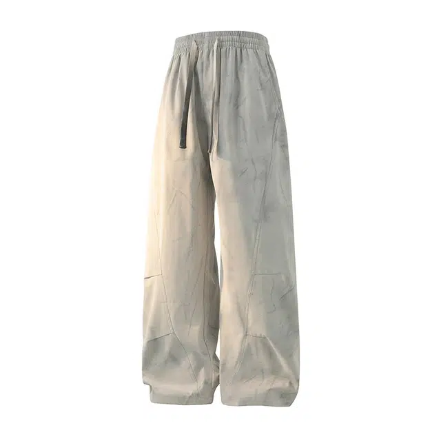 马员外 百搭日系薄款运动宽松时尚简约休闲裤 男款