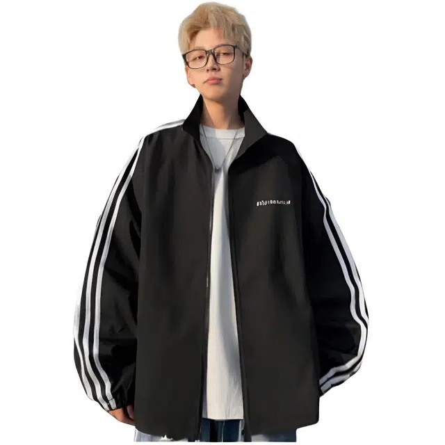 木木兔 美式高街重磅男士长袖外穿冬季休闲秋冬穿搭轻奢潮流百搭衣服冬天国潮宽松潮牌时尚复古外套夹克 男款