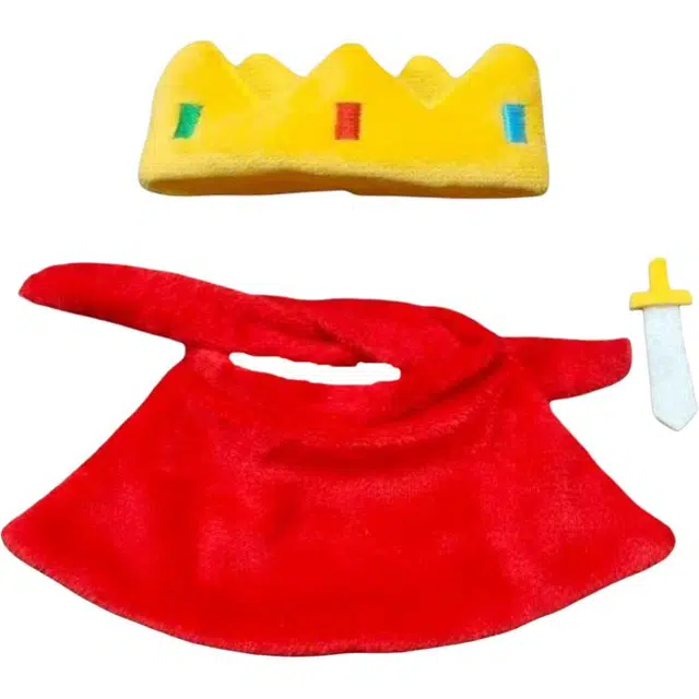 启启 国王披风套装 可爱呆萌 娃衣着替