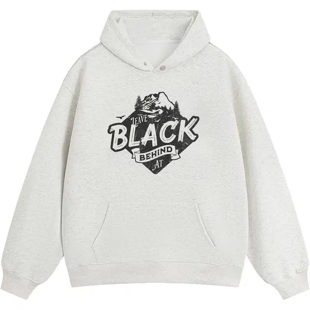 BLACK AT LOGO