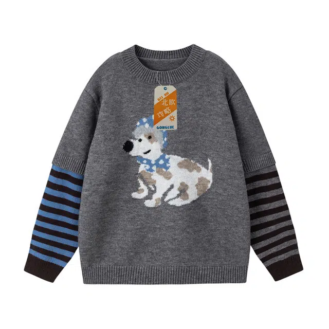 北欧攻略 美式韩式休闲小众高街高质量高品质宽松针织衫 男女同款