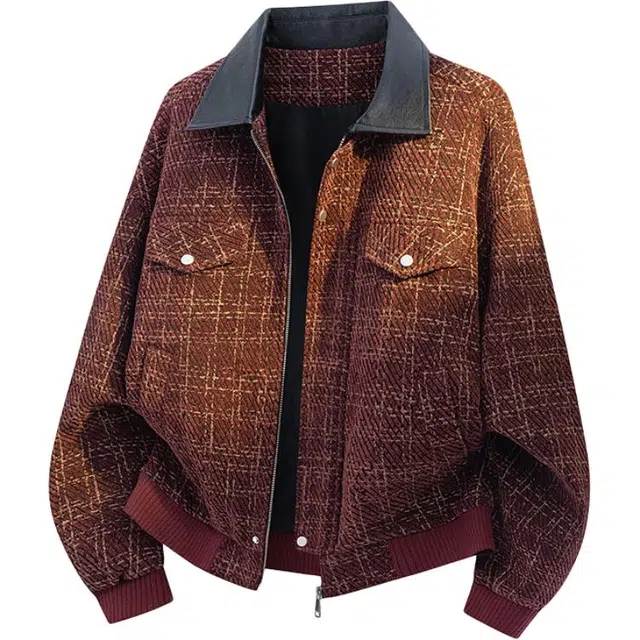 马员外 气质长袖百搭时尚简约舒适保暖夹克 男款