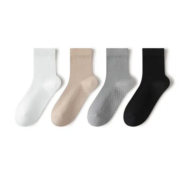 顶瓜瓜 袜子新疆棉舒适柔软亲肤透气运动休闲商务简约时尚百搭秋冬季中筒袜 女款