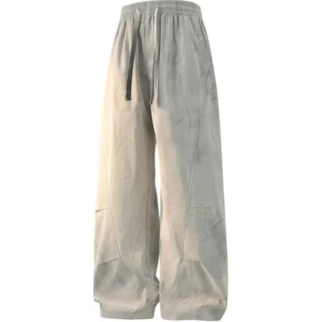 马员外 百搭日系薄款运动宽松时尚简约休闲裤 男款