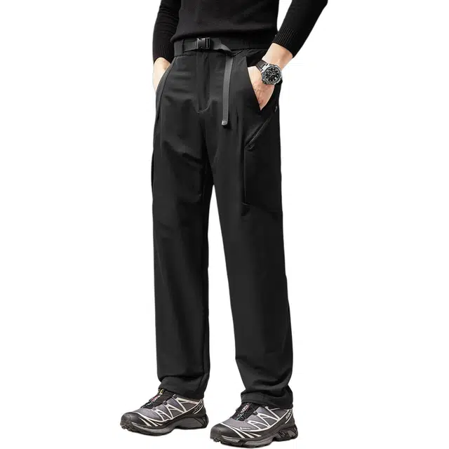 贵色 潮流百搭高街潮流休闲裤直筒机能感外穿运动速干工装裤 男女同款