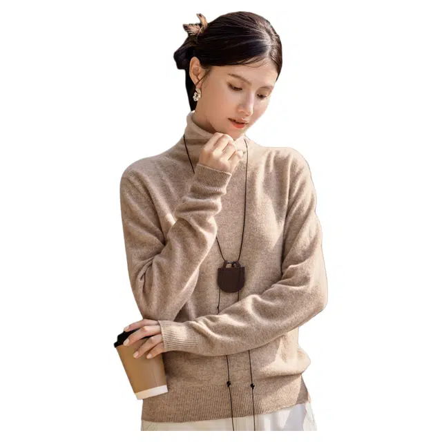 佐塞斯 高端品质轻奢老钱风穿搭羊毛衫配色低奢版型挺括显格调秋冬季羊绒衫 女款