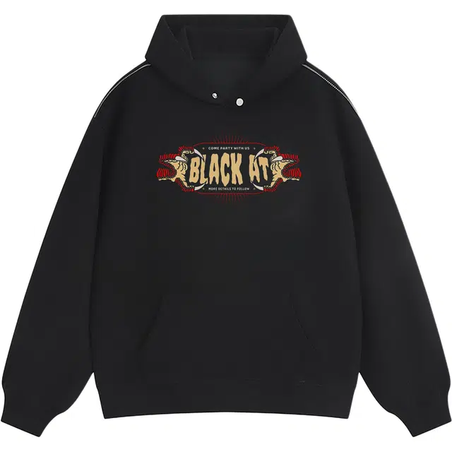BLACK AT LOGO