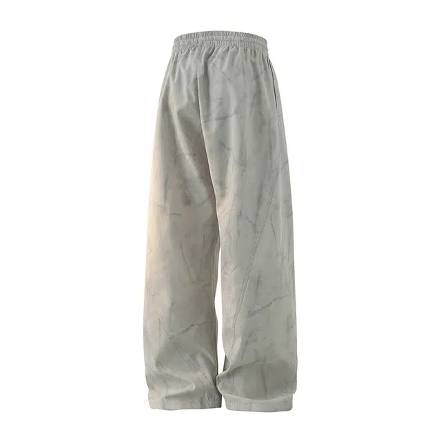 马员外 百搭日系薄款运动宽松时尚简约休闲裤 男款