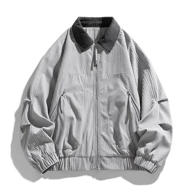 马员外 复古时尚百搭时尚简约夹克 男款