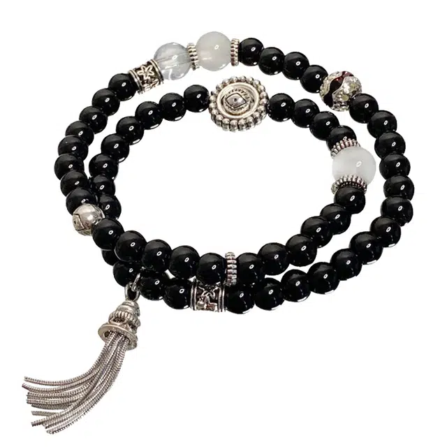 琛宬 【大吉大利】天使之眼转运珠福 禄吉祥平安喜乐小众复古感应前程似锦百搭 八方来财诸事顺利#好运 黑檀 手串 男女同款情侣款