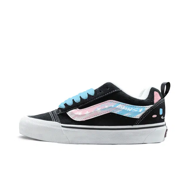 Vans Knu Skool Blue Pink Cat