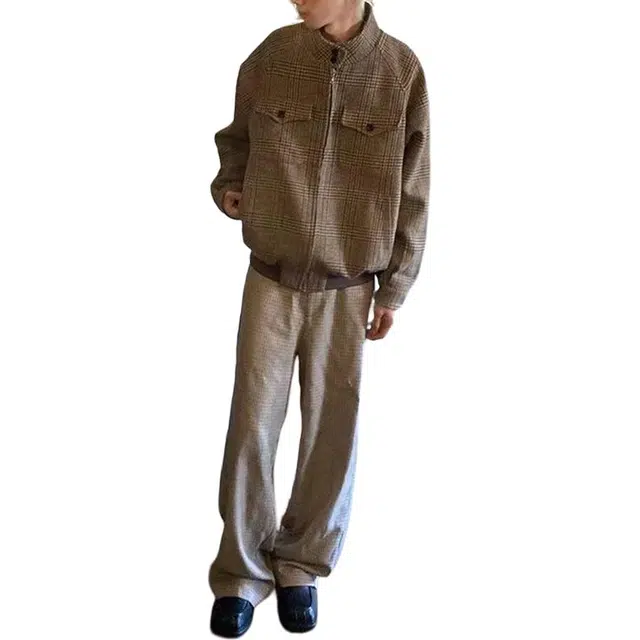 拓菲 美式复古时尚简约百搭夹克 男女同款