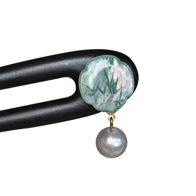 暖瞳 古典优雅高级感简约百搭#好运 天然檀木 发簪 女款