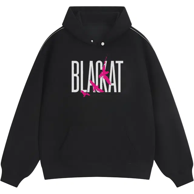 BLACK AT LOGO
