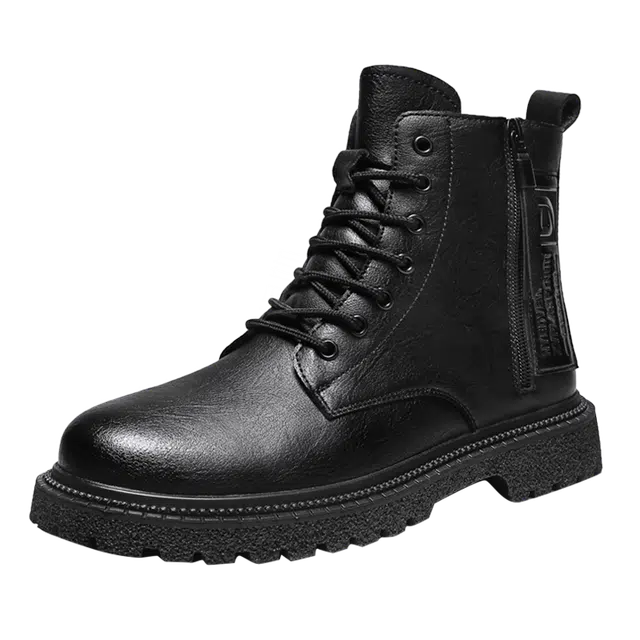 二层牛皮 时尚潮流 都市通勤 柔软细腻 舒适软弹 经典复古 优雅绅士 文艺港风 个性帅气 百搭耐看 短筒 马丁靴 男款