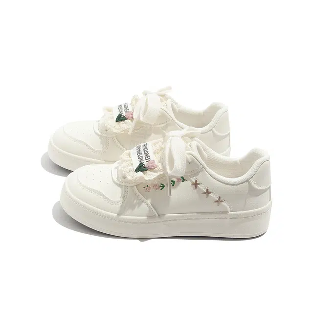 超纤皮 时尚平跟软底百搭 平衡轻便透气 低帮 经典板鞋 女款