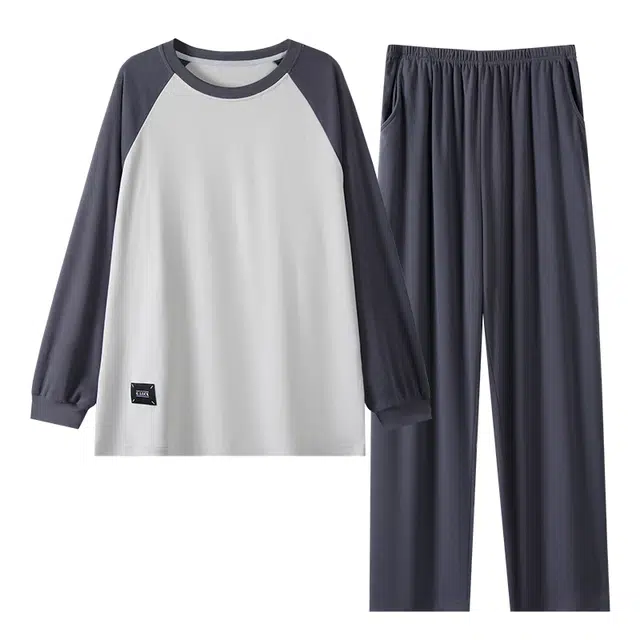 好福份 宽松德绒家居服套装 男款