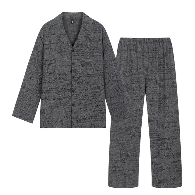 好福份 长袖长裤家居服套装 男款